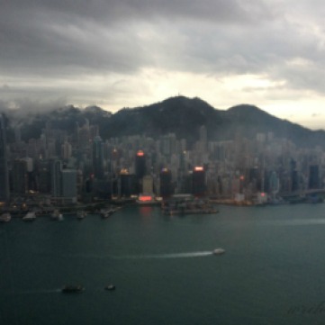 Evening view of HK