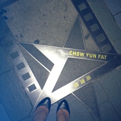 Obligatory photo at HK's avenue of the stars!