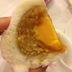 This egg dumpling wasn't too bad, but so dense! Egg yolk with a dry, throat-scratching sesame paste.